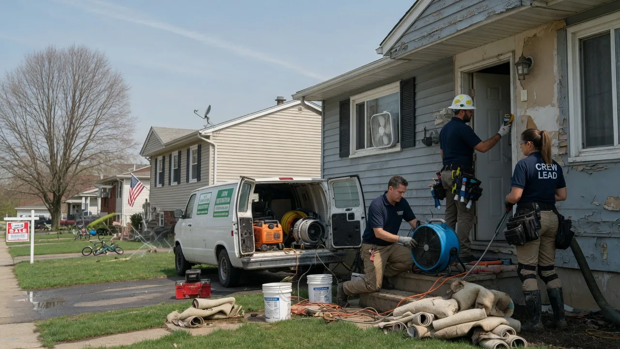 Flood Cleanup in Crowell, TX near me