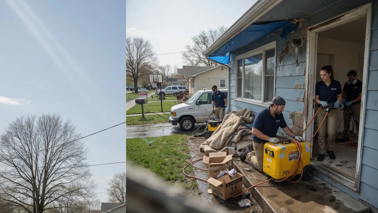 Basement Flood Cleanup in Crowell, TX near me